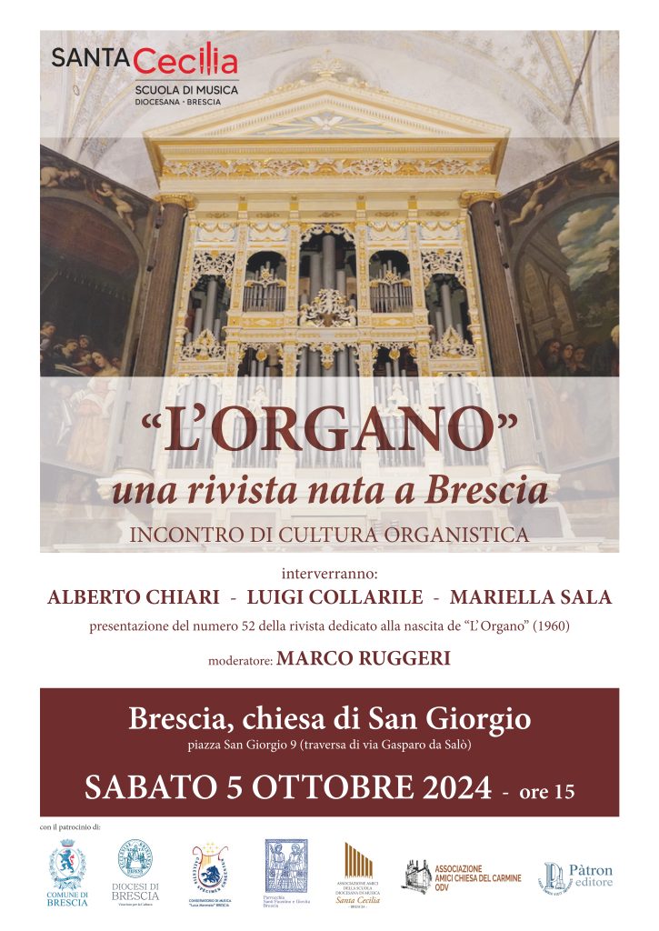 5 OTTOBRE 2024 L’organo CON Comune